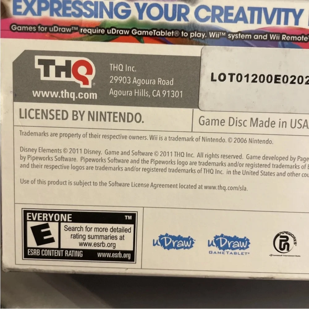 uDraw Game Tablet Studio  & Disney Princess: Enchanting Storybooks Nintendo